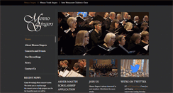 Desktop Screenshot of mennosingers.com